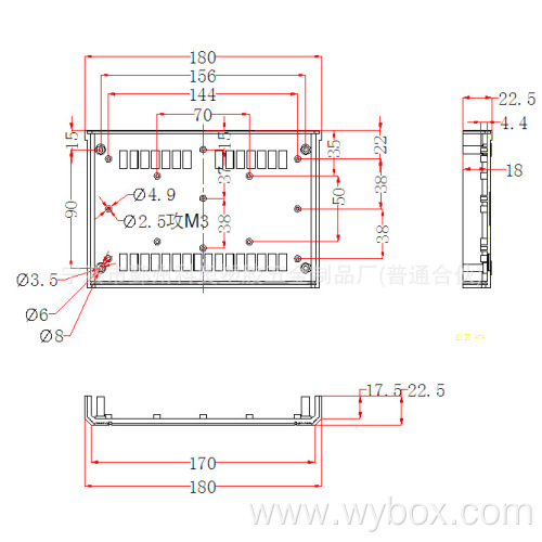 Wifi router enclosure junction box connector electrical junction box making machin abs enclosures for router manufacture PNC043